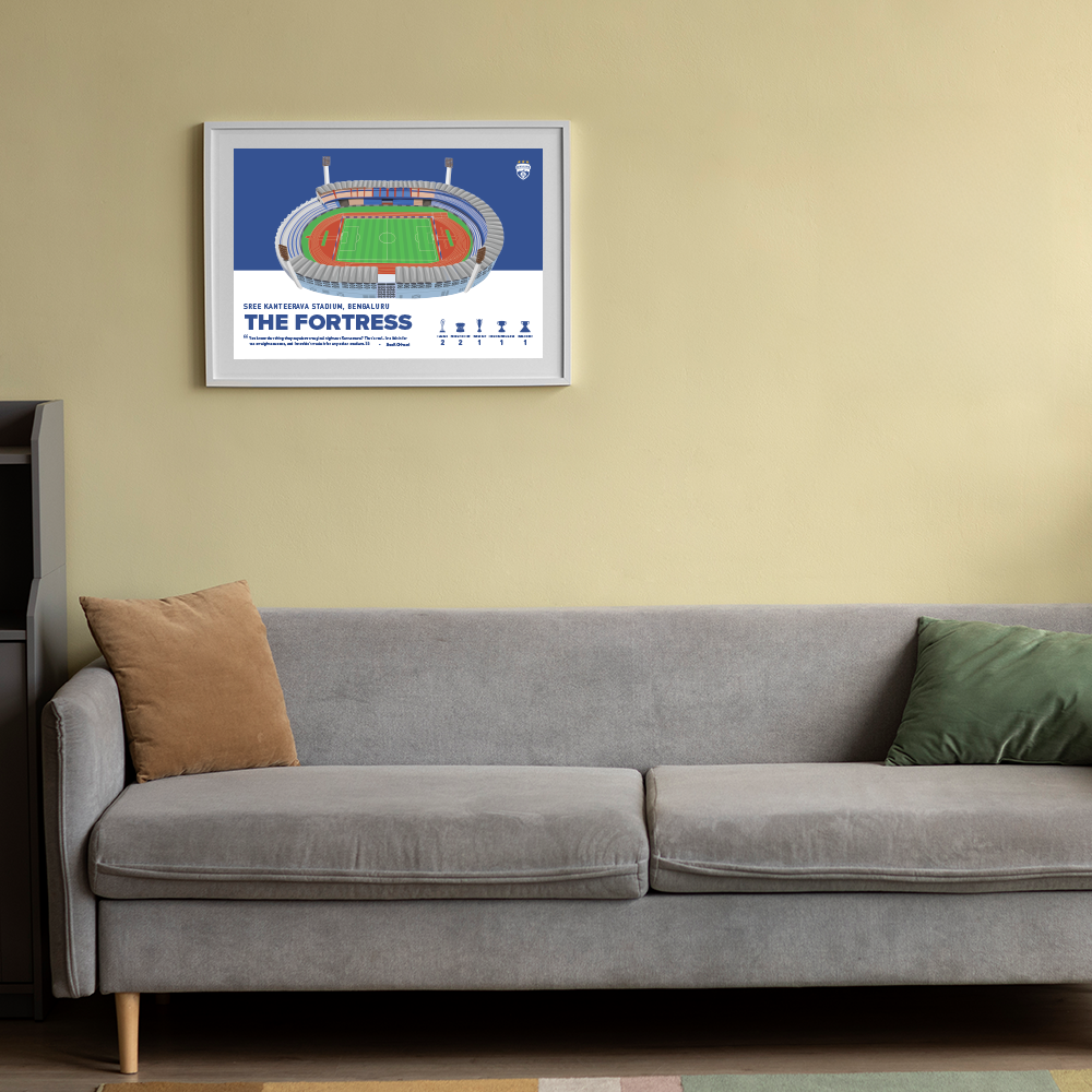 Bengaluru FC Official A4 Frame - The Fortress